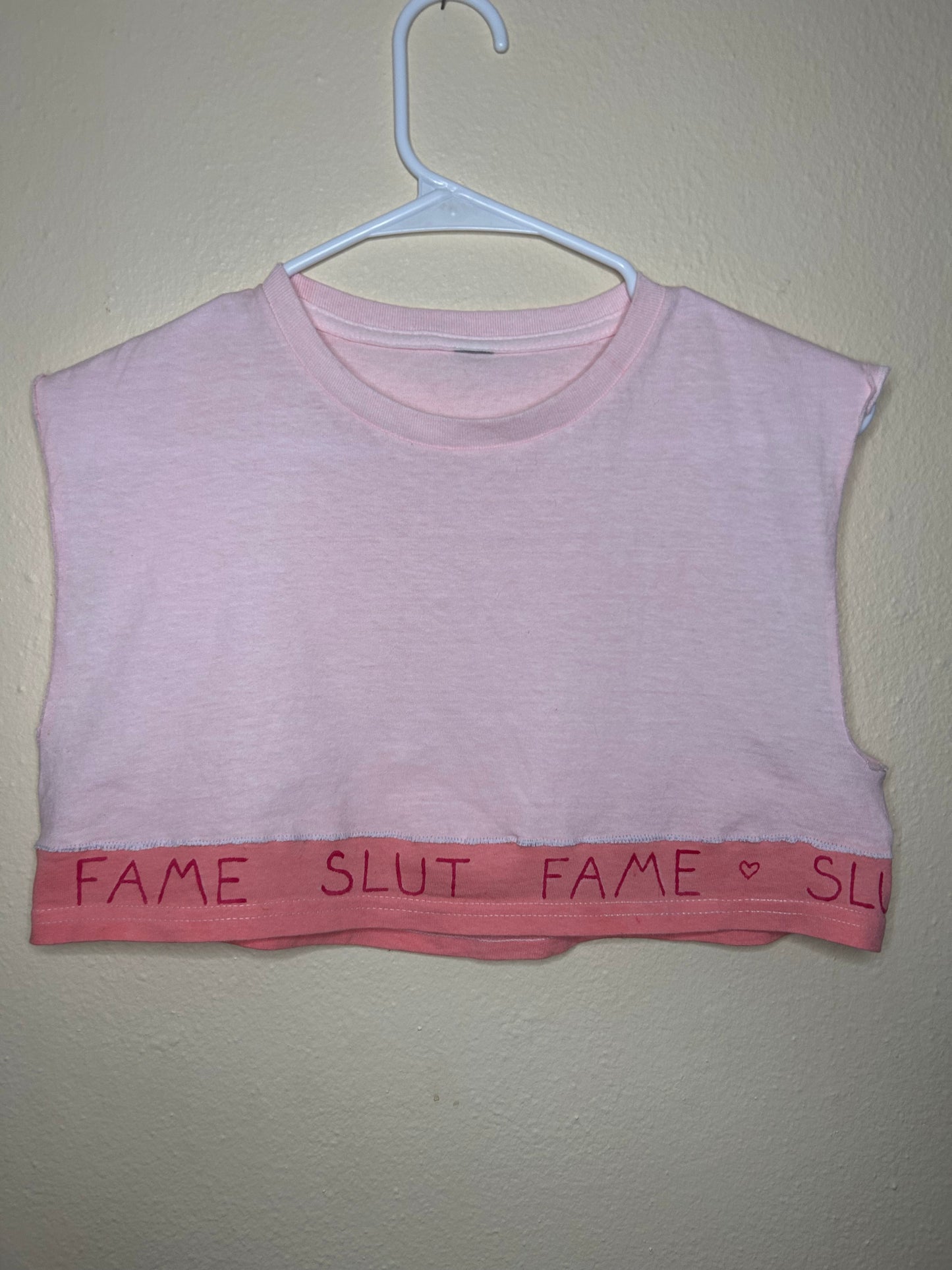 SLUT FAME - MICRO crop top