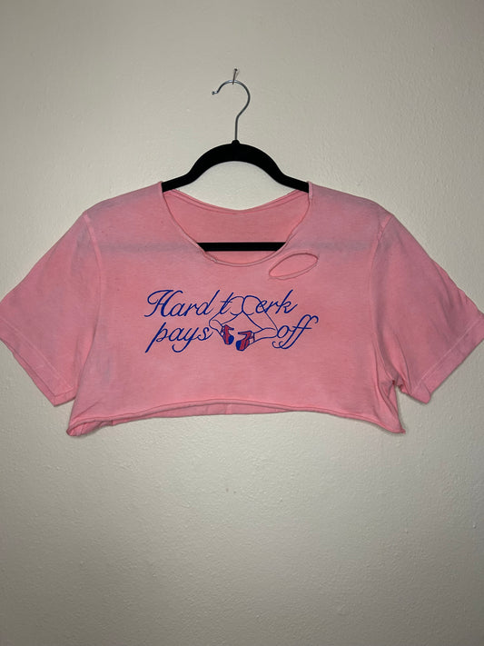 Hard Twerk Pays Off - MICRO Crop Top
