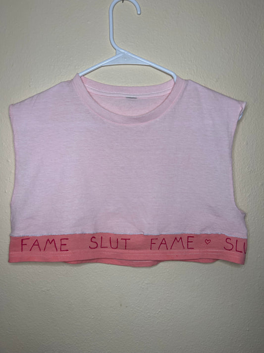 SLUT FAME - MICRO crop top
